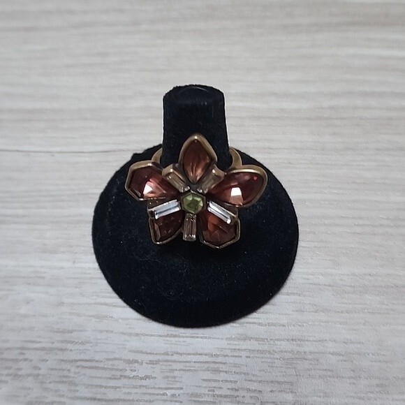 Papillion Nocturne Statement Ring Chloe + Isabel Size 6 - Picture 4 of 5